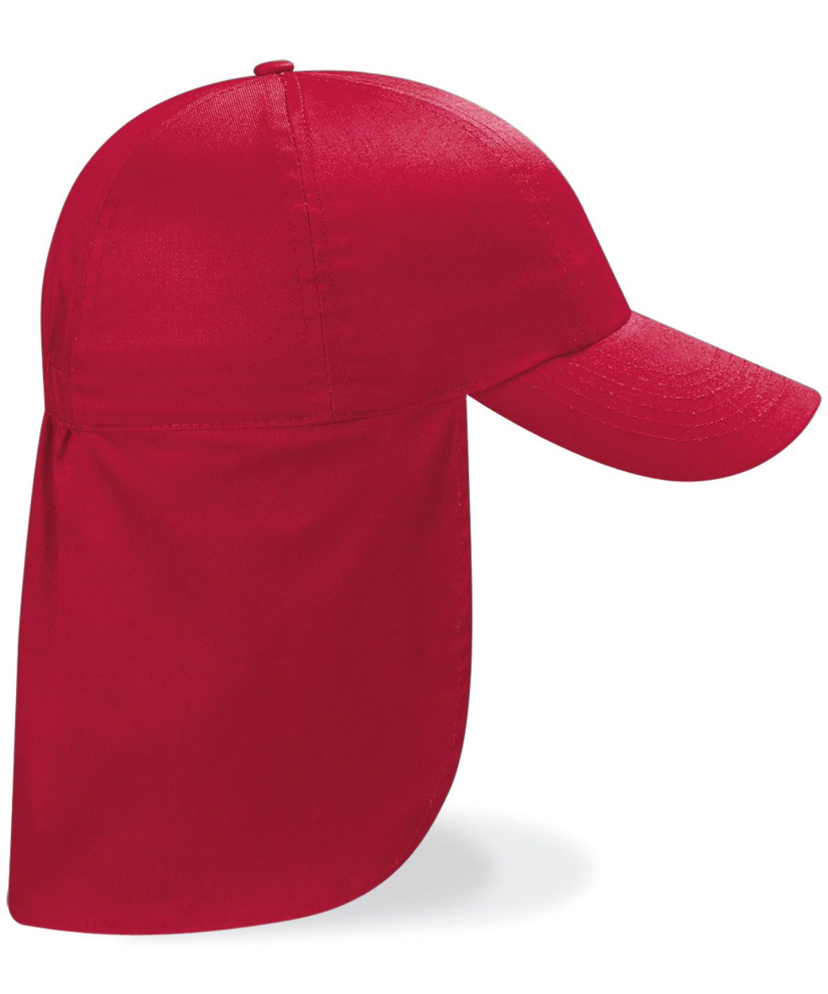 Classic Red - Junior legionnaire-style cap - GarmentEmbroidery