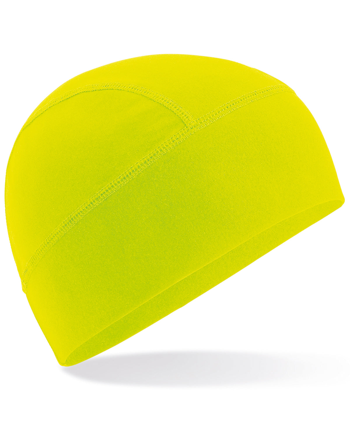 Fluorescent Yellow - Softshell sports tech beanie - GarmentEmbroidery