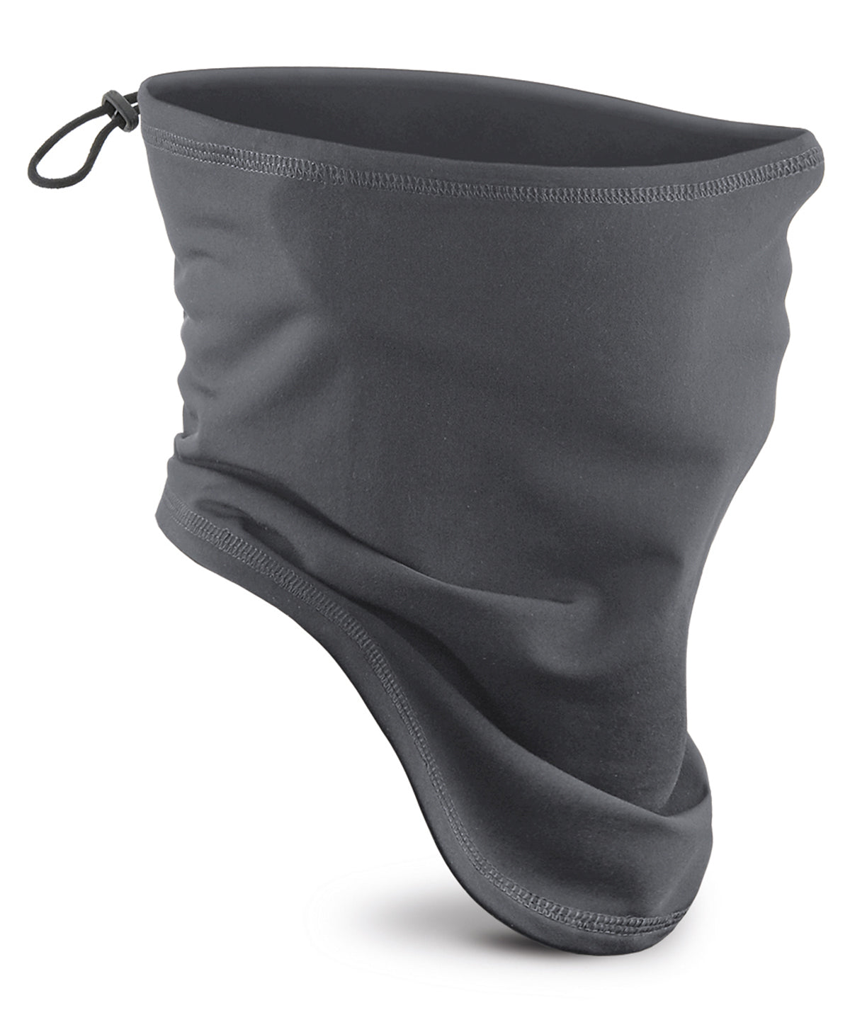 Graphite Grey - Softshell sports tech neck warmer - GarmentEmbroidery