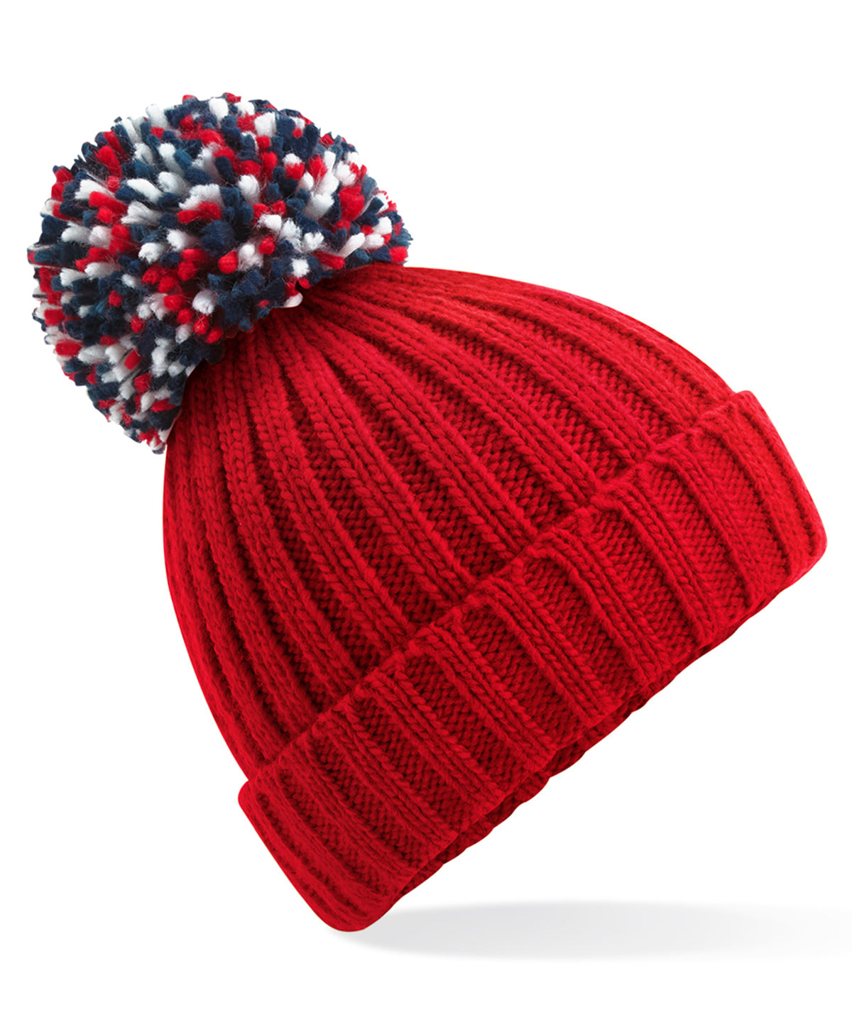 Classic Red - Hygge beanie - GarmentEmbroidery
