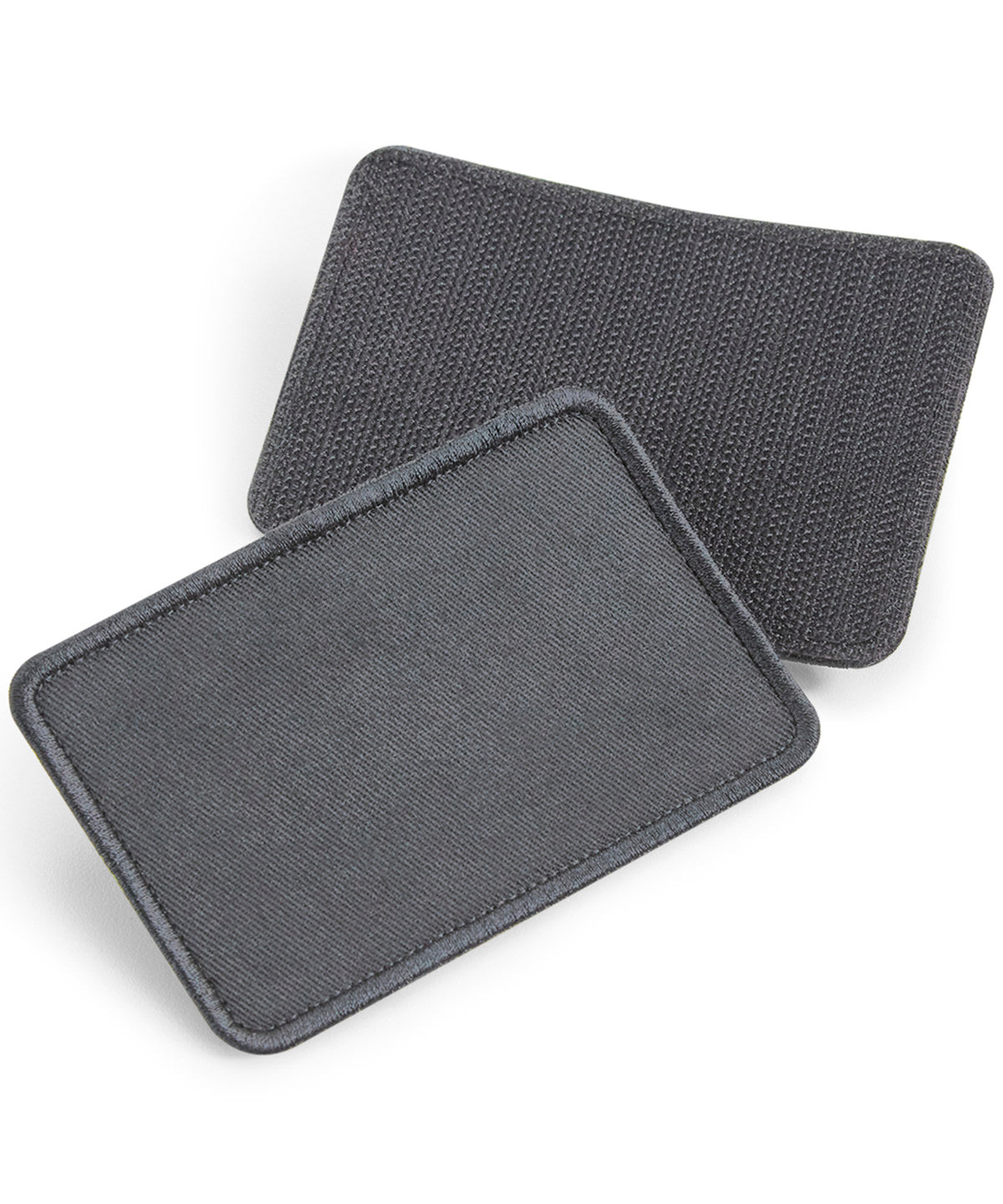 Graphite Grey - Cotton removable patch - GarmentEmbroidery