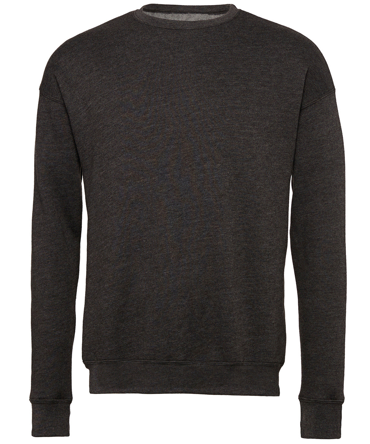 Dark Grey Heather - Unisex drop shoulder fleece - GarmentEmbroidery
