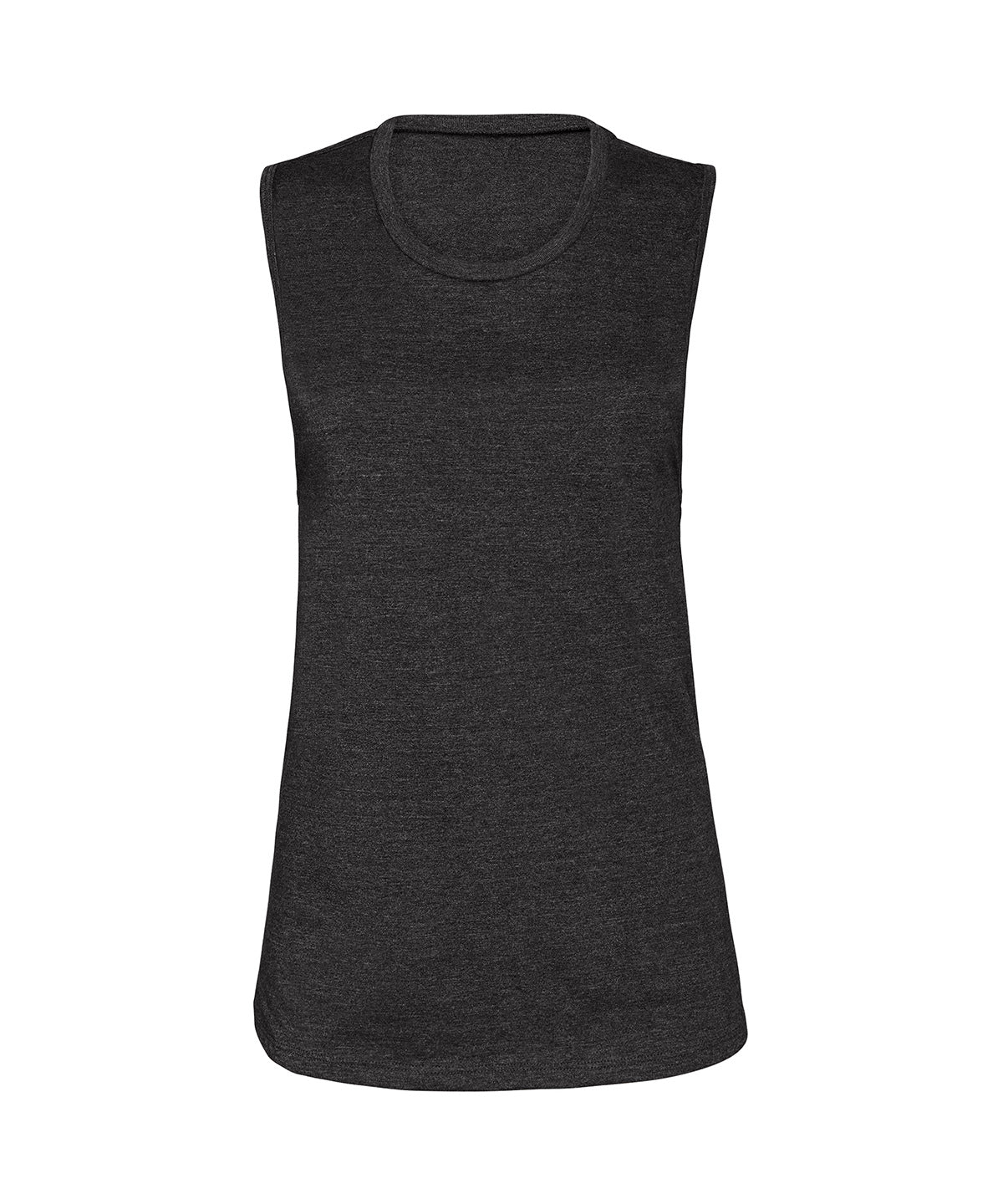 Dark Grey heather - Women's Jersey muscle tank - GarmentEmbroidery