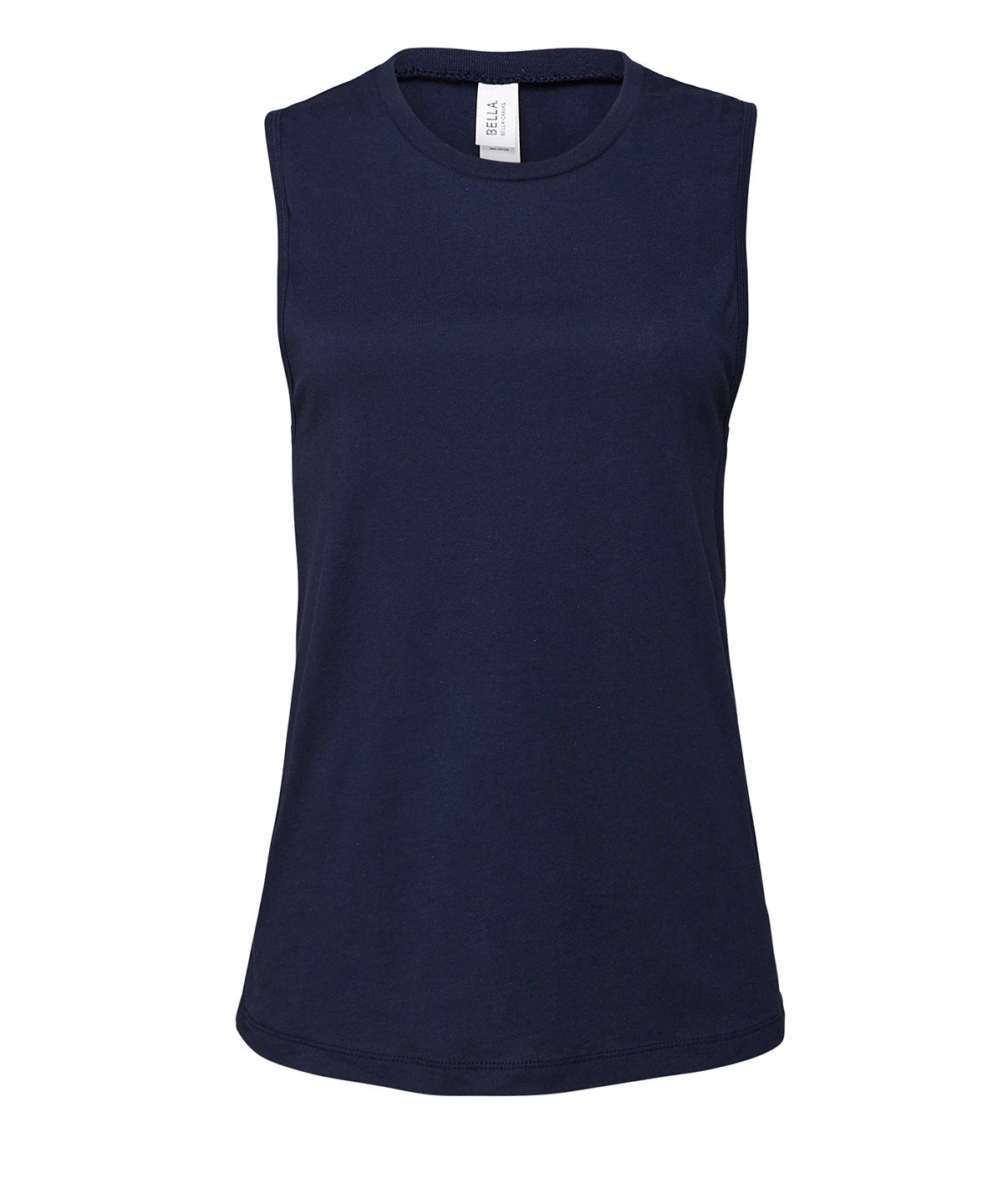 Navy - Women's Jersey muscle tank - GarmentEmbroidery