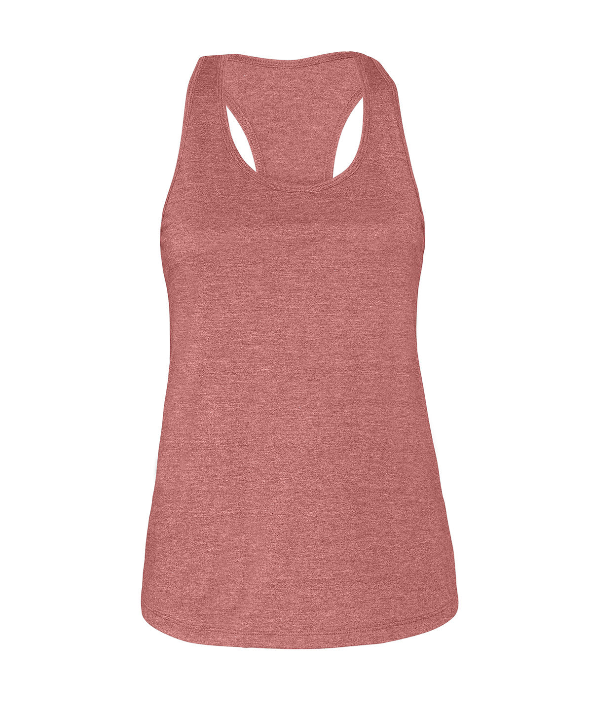 Heather Mauve - Women's Jersey racer back tank - GarmentEmbroidery