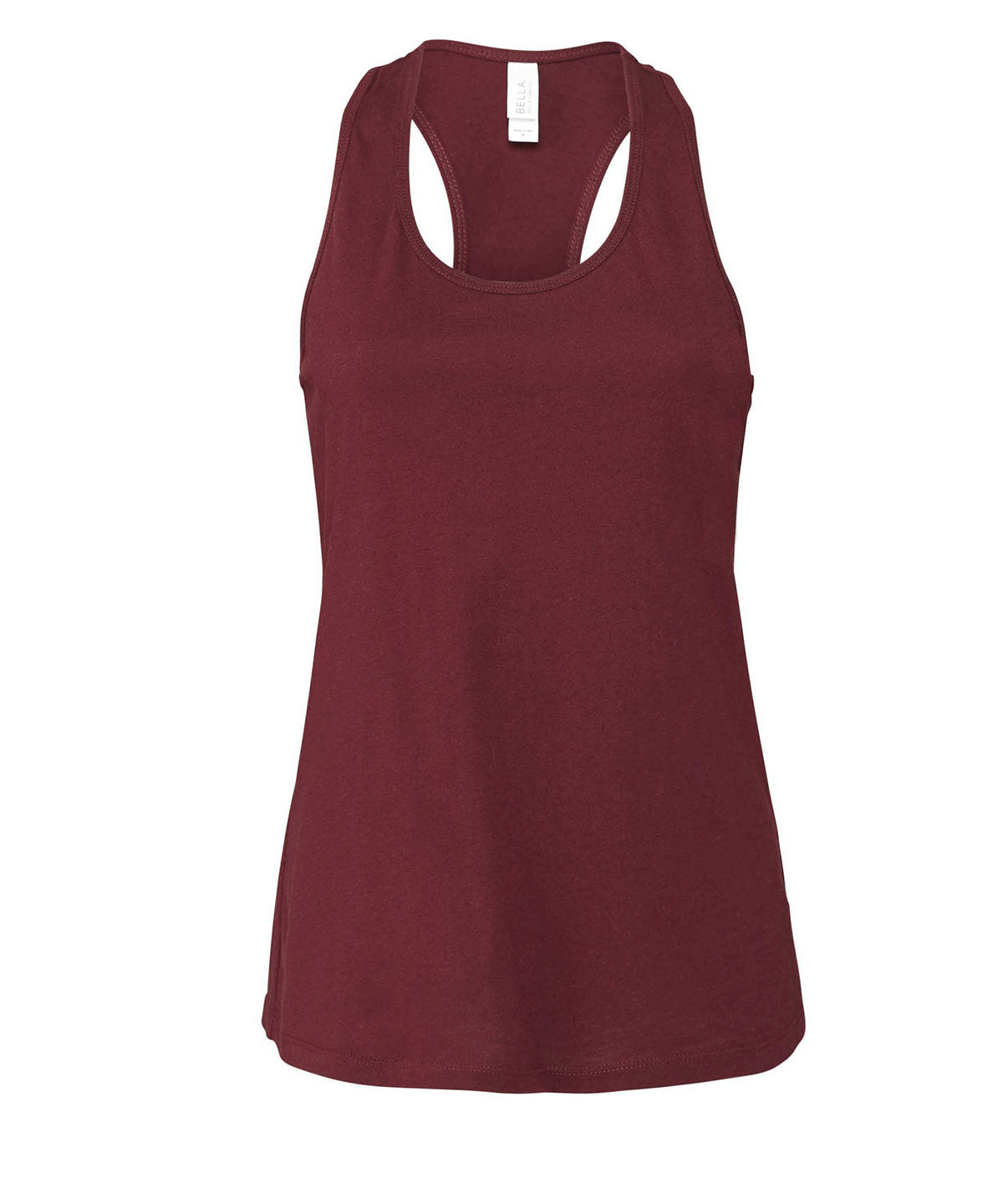 Maroon - Women's Jersey racer back tank - GarmentEmbroidery