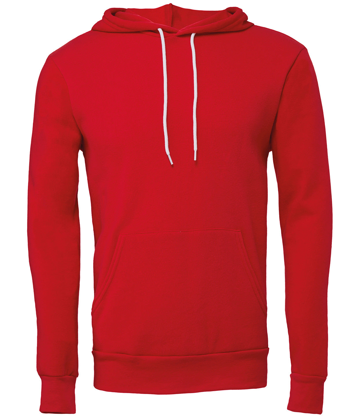 Red - Unisex polycotton fleece pullover hoodie - GarmentEmbroidery