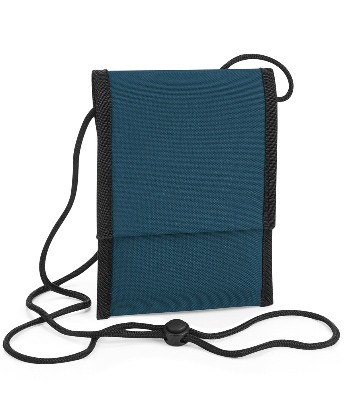 Petrol - Recycled cross body pouch - GarmentEmbroidery