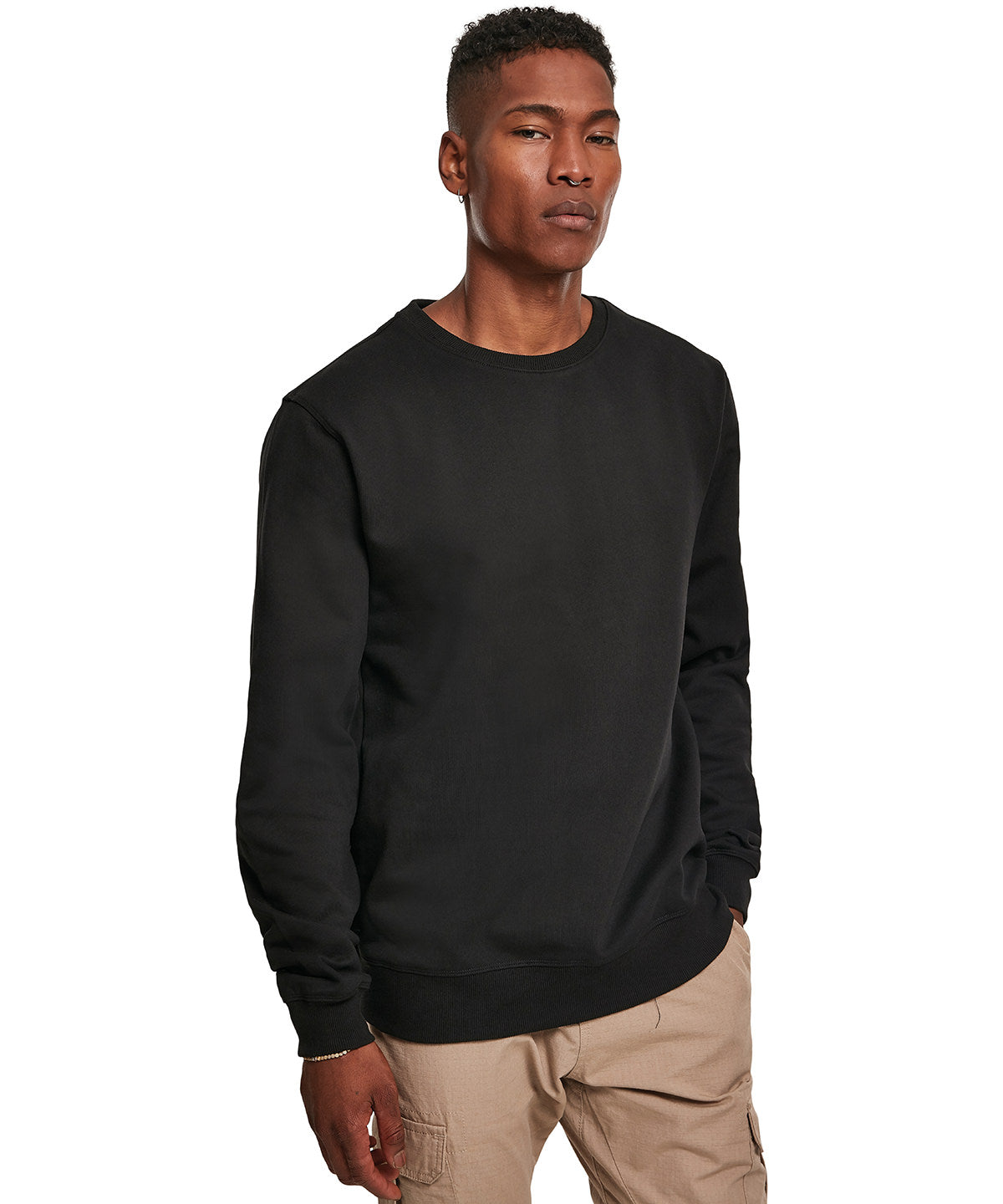 Heather Grey - Premium crew neck - GarmentEmbroidery