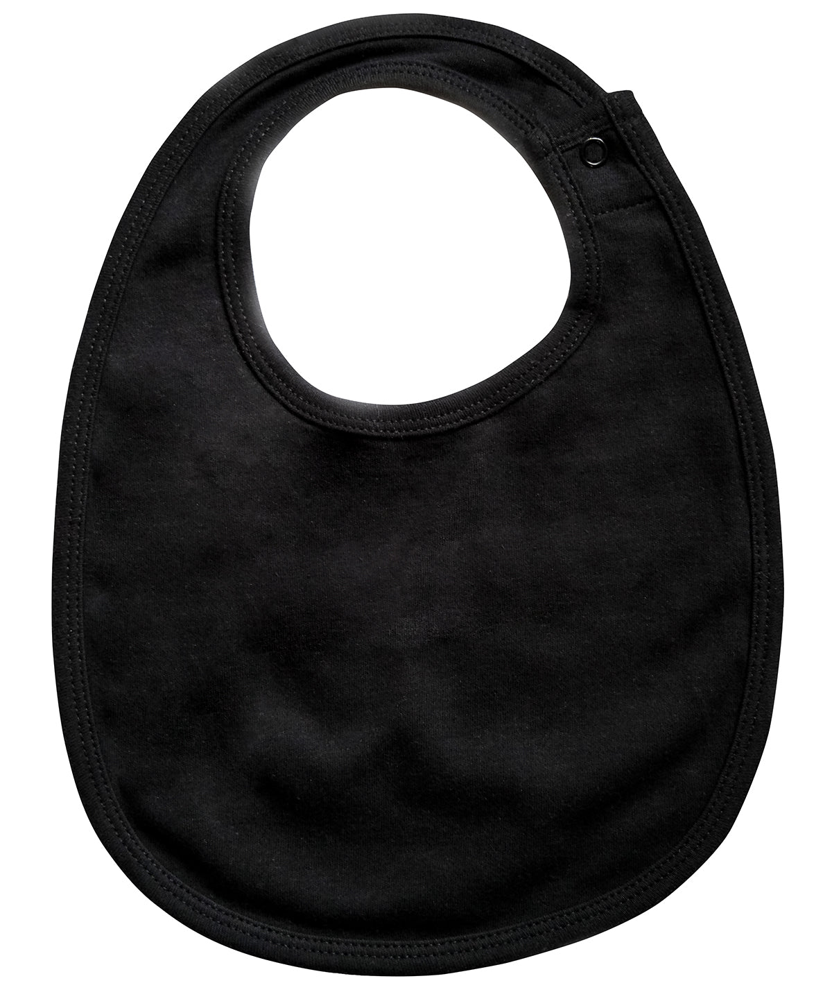 Black - Single layer bib - GarmentEmbroidery
