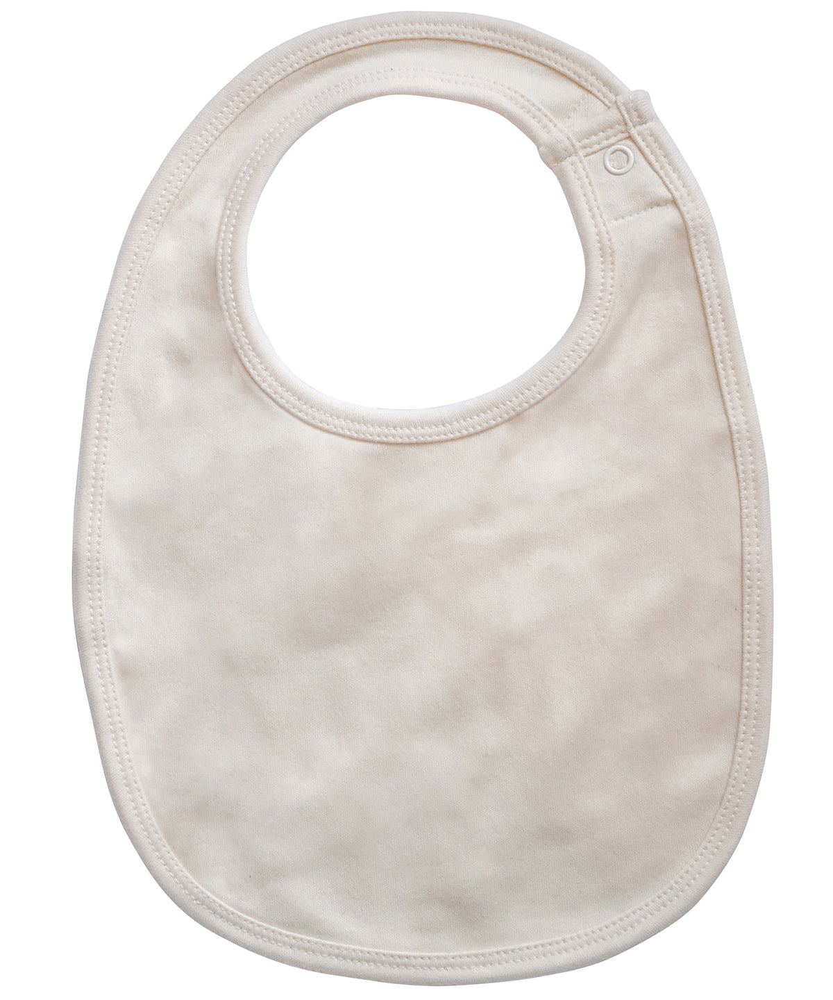 Organic Natural - Single layer bib - GarmentEmbroidery
