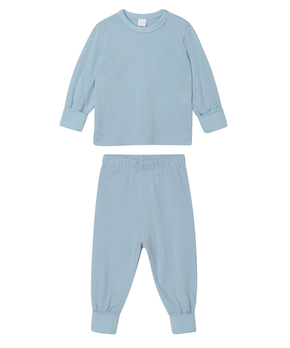 Dusty Blue - Baby pyjamas - GarmentEmbroidery