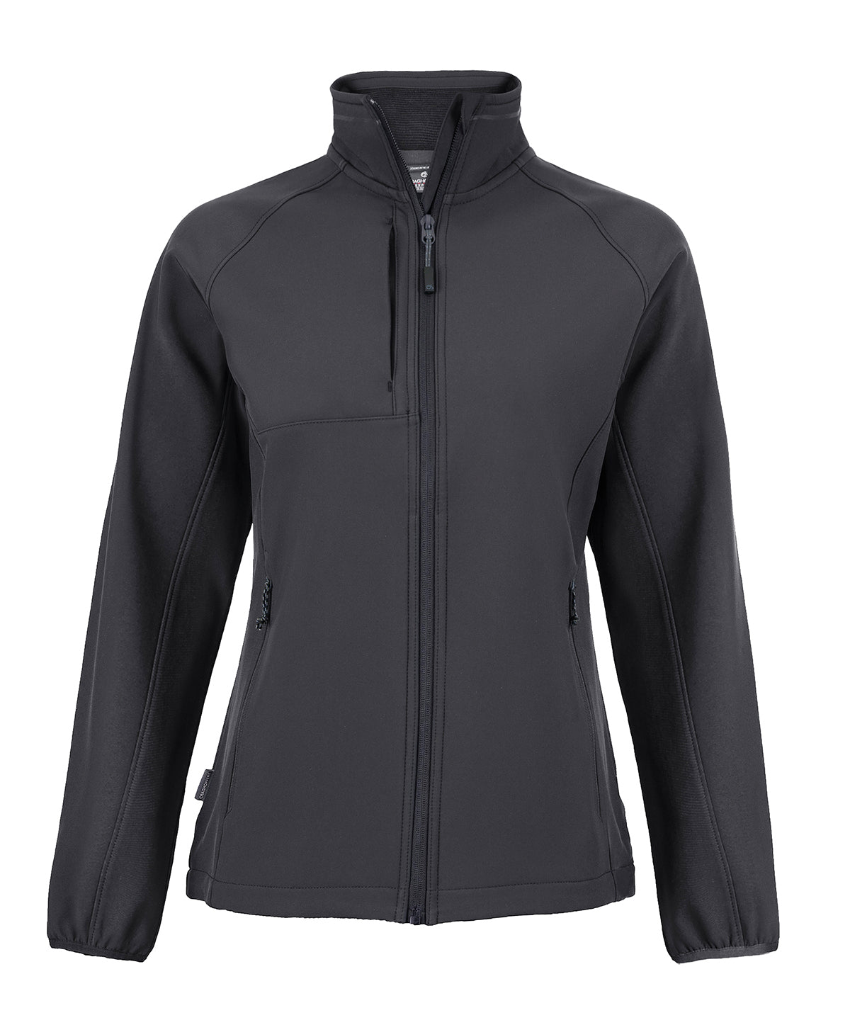 Carbon Grey - Expert women’s Basecamp softshell jacket - GarmentEmbroidery