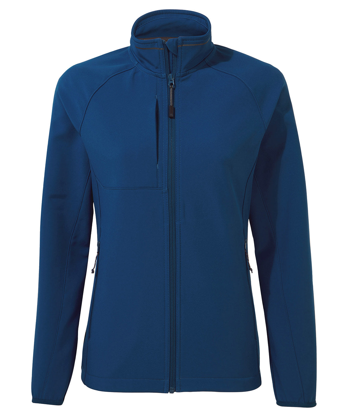 Poseidon Blue - Expert women’s Basecamp softshell jacket - GarmentEmbroidery