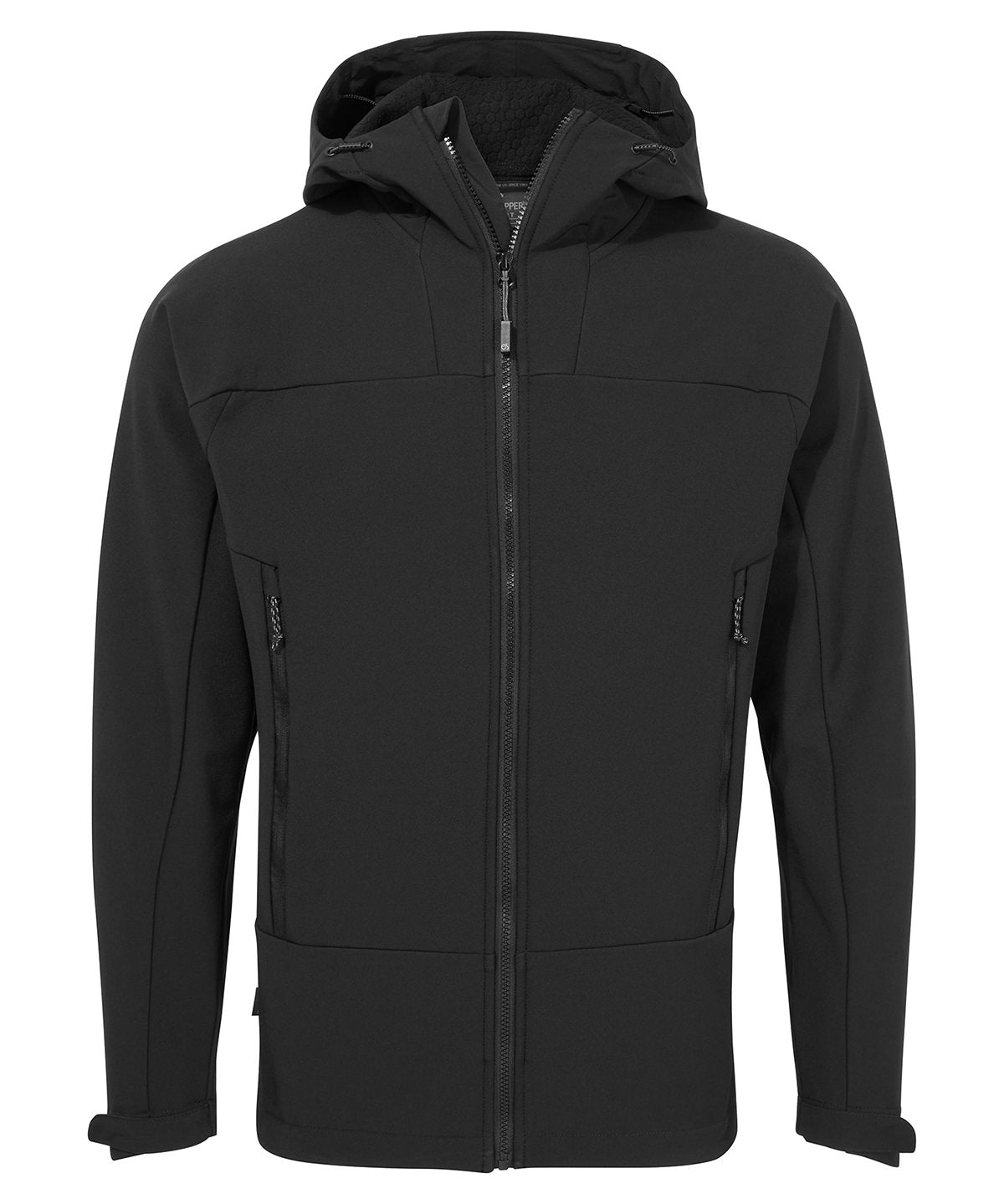 Black - Expert active hooded softshell - GarmentEmbroidery