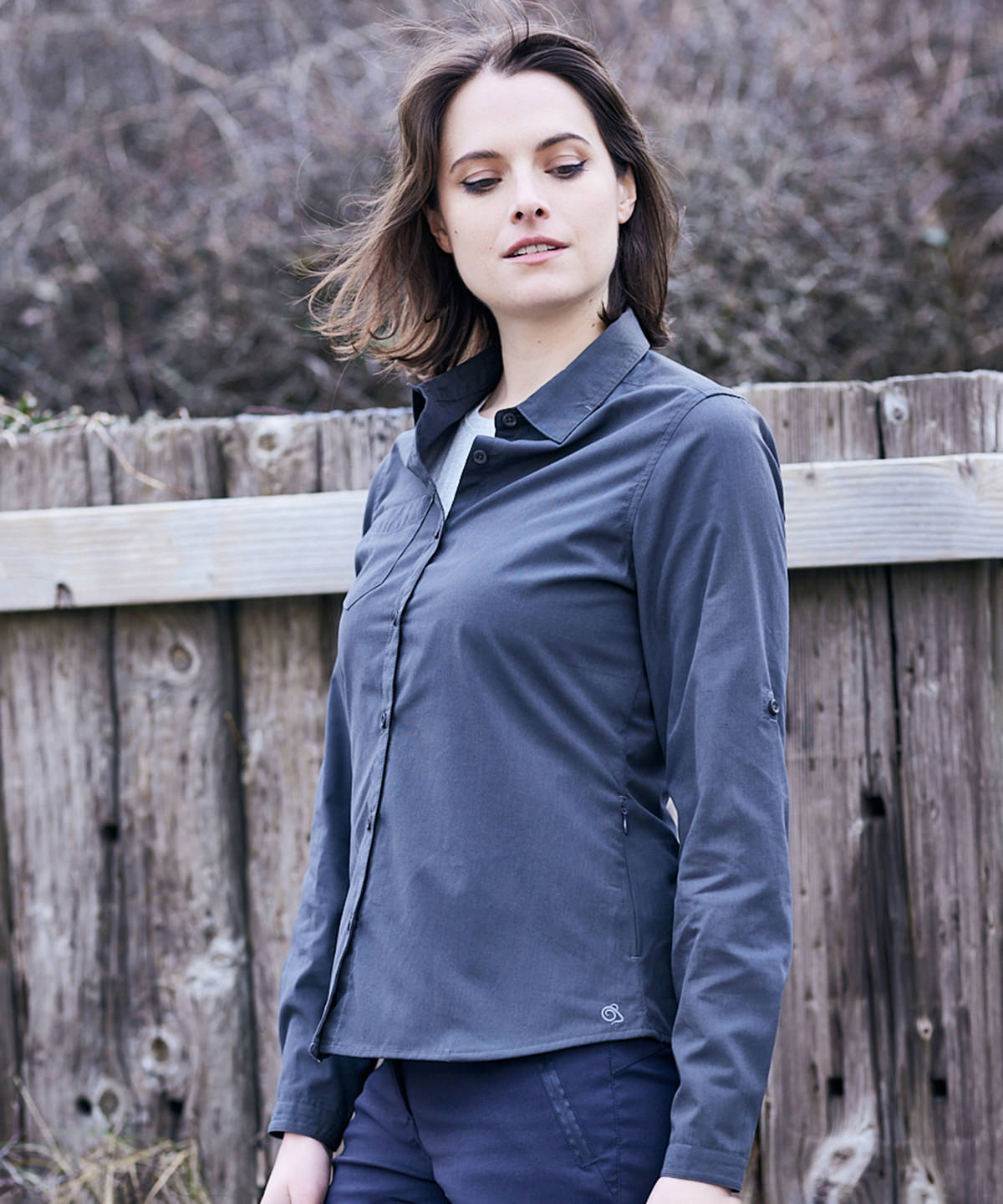 Pebble - Expert women’s Kiwi long-sleeved shirt - GarmentEmbroidery