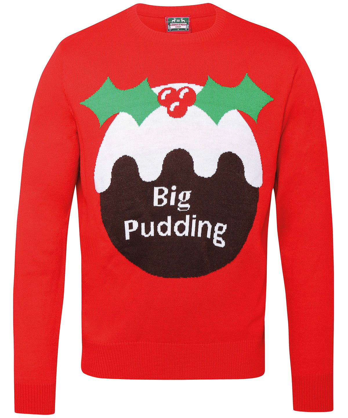 Red - Adults big pudding jumper - GarmentEmbroidery