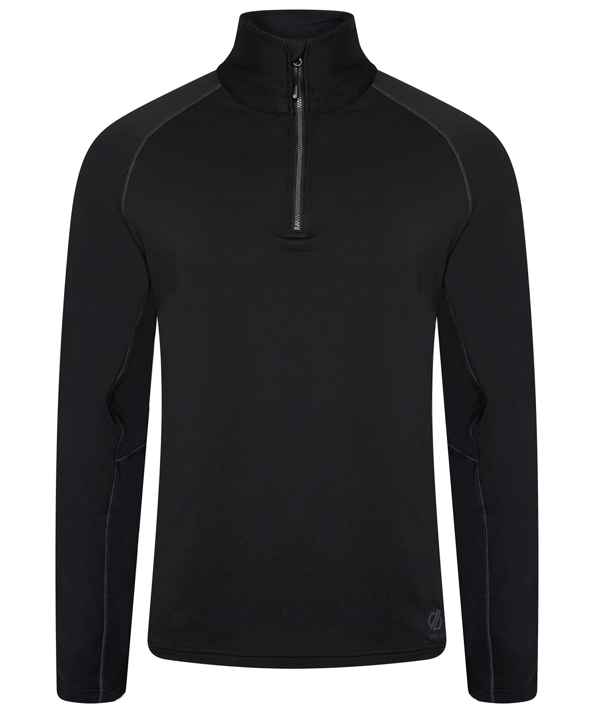 Black - Fuser 1/4 zip core stretch - GarmentEmbroidery
