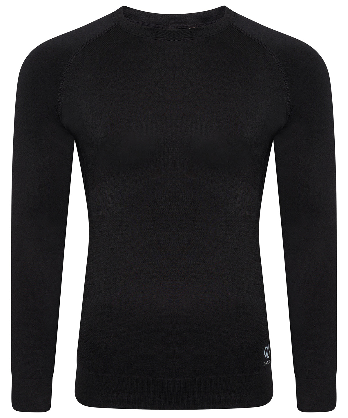Black - Zone In long sleeve base top - GarmentEmbroidery