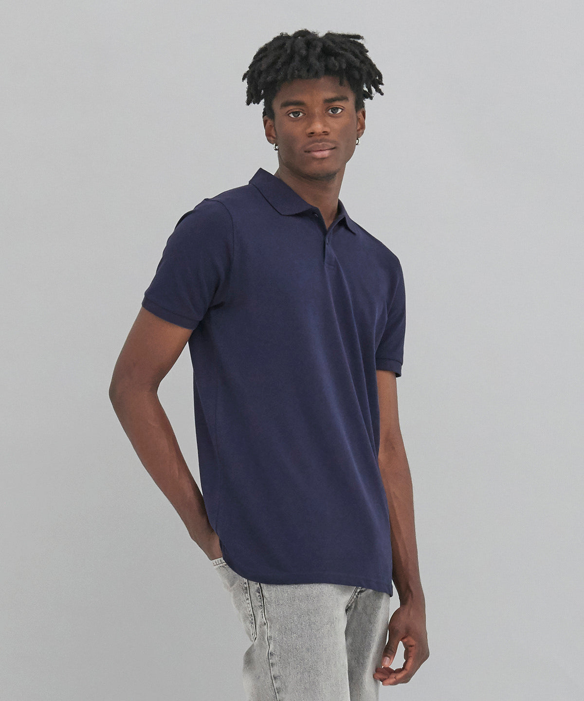 Navy - Etosha organic polo shirt - GarmentEmbroidery