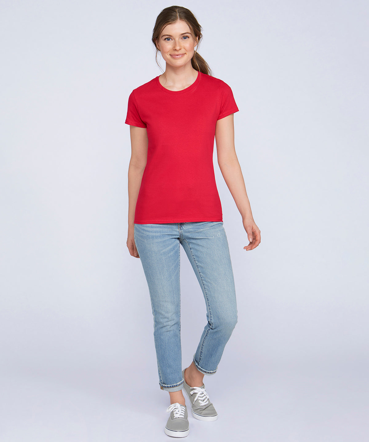 White - Women's Premium Cotton® RS t-shirt - GarmentEmbroidery