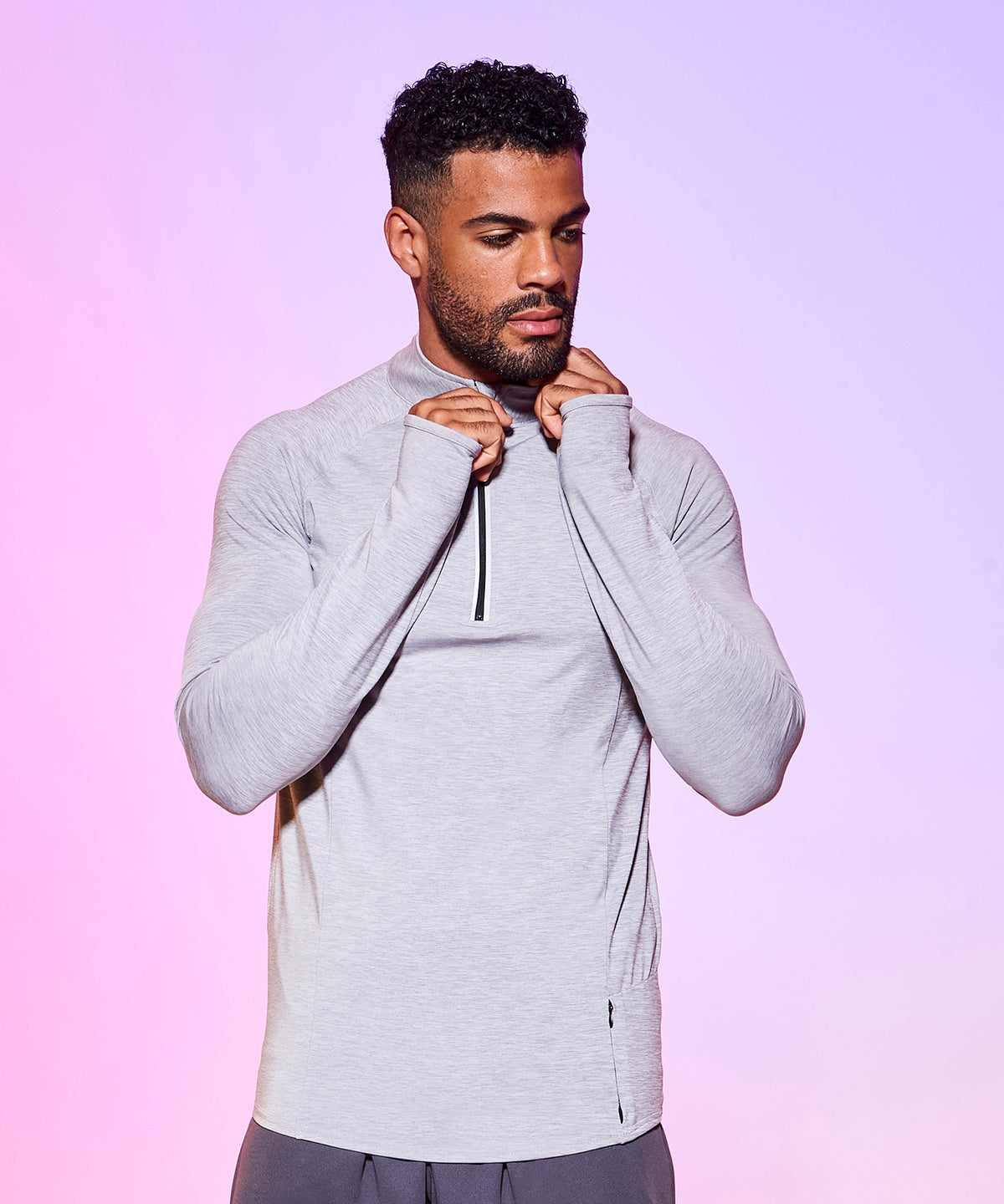 Cool Flex long half-zip top
