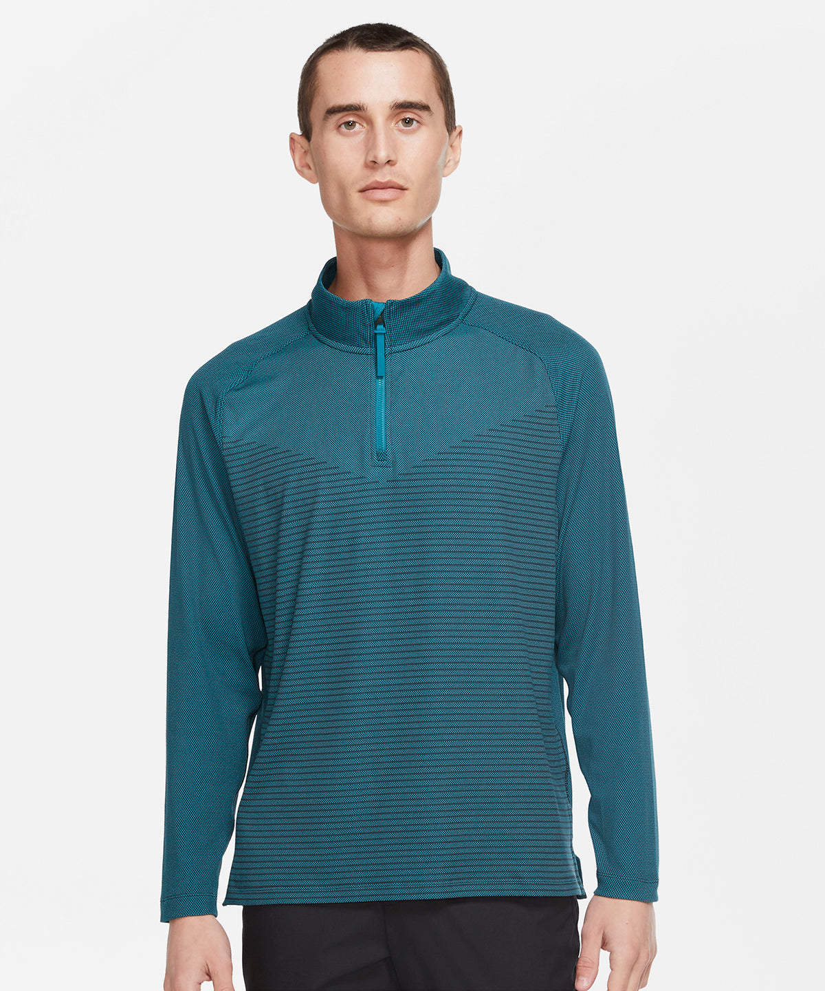 Bright Spruce/Obsidian/Black - Nike Vapor half-zip top - GarmentEmbroidery