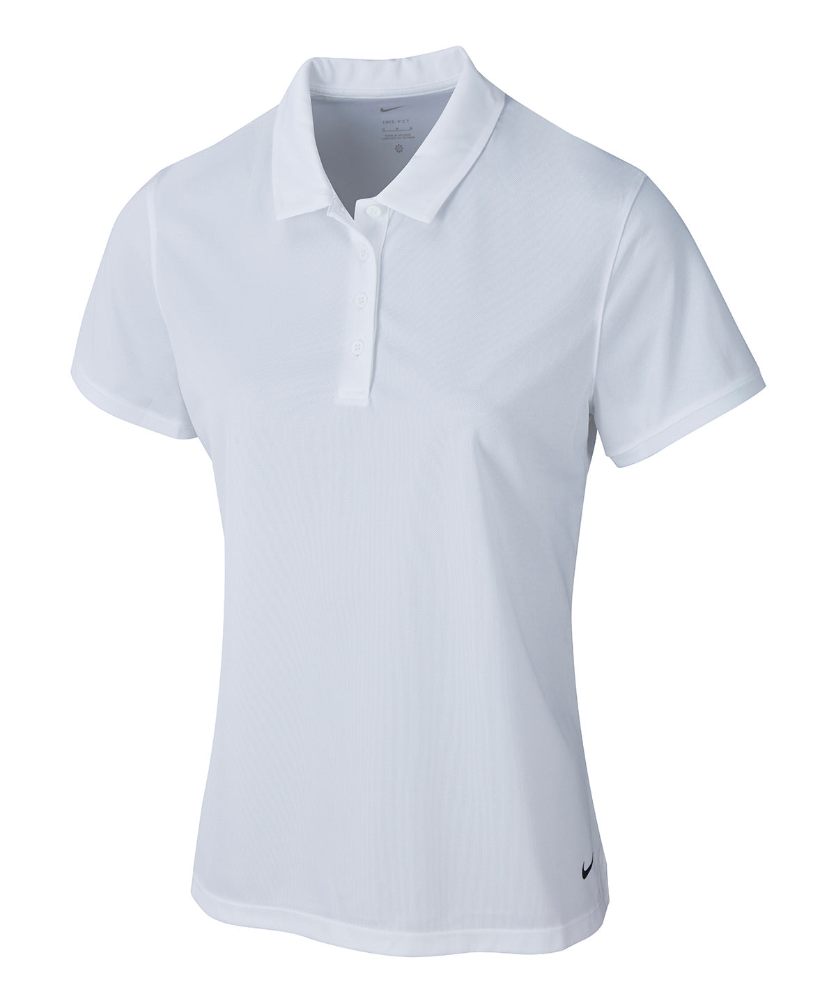 White/Black - Women’s Nike victory solid polo - GarmentEmbroidery