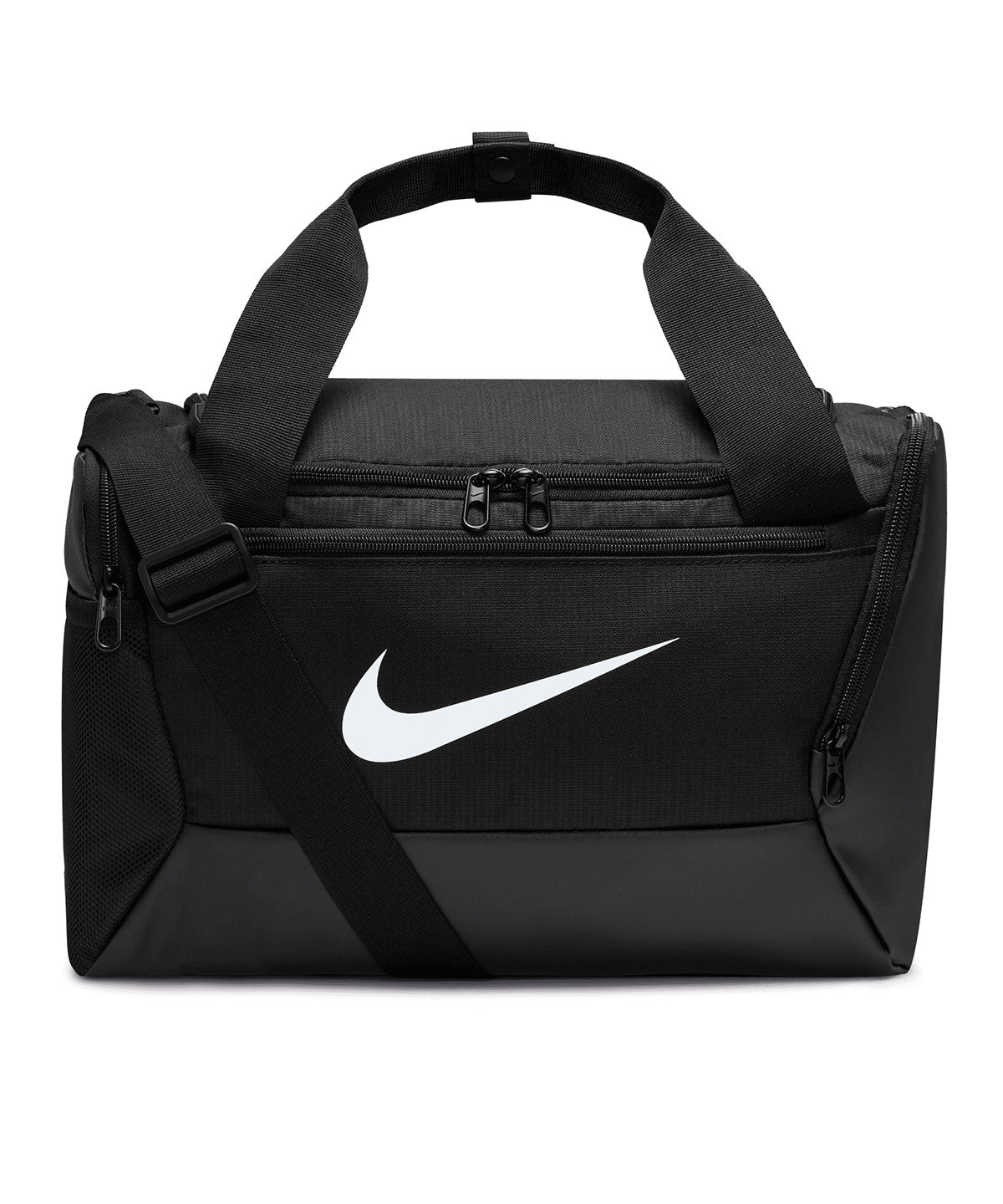 Black/White - Nike Brasilia XS duffle 9.5 (25L) - GarmentEmbroidery