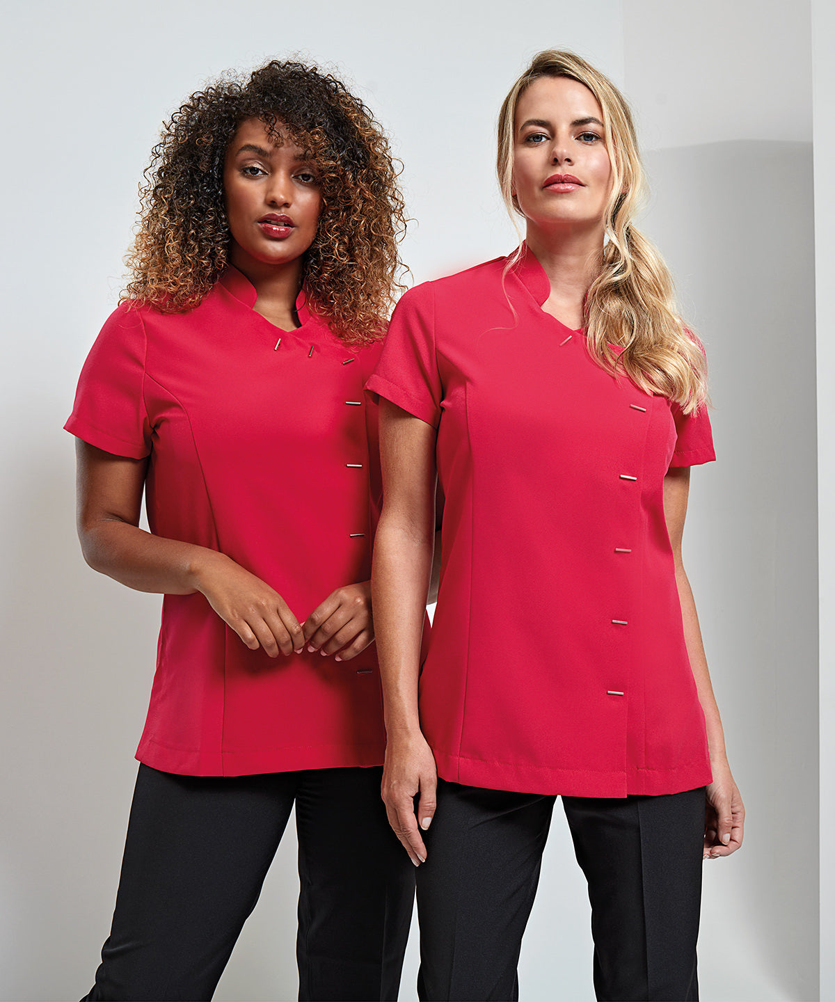 Silver - Orchid beauty and spa tunic - GarmentEmbroidery