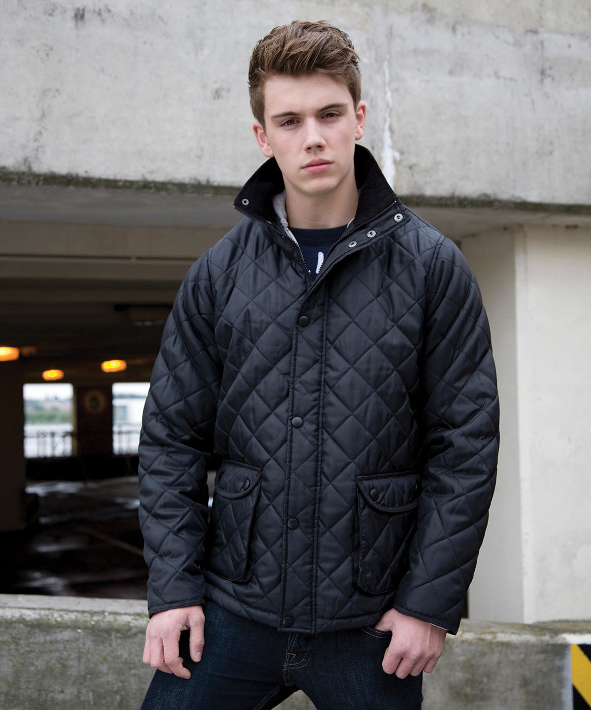 Black - Urban Cheltenham jacket - GarmentEmbroidery