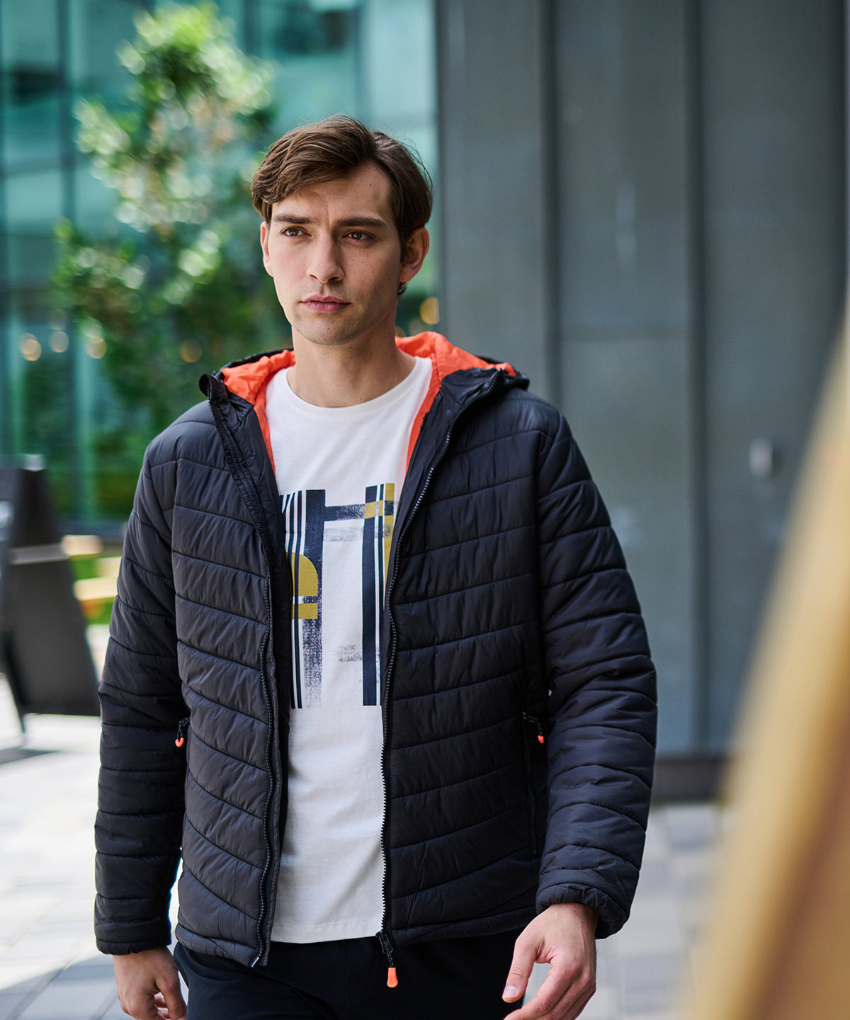 Black - Thermogen powercell 5000 warmloft heated jacket - GarmentEmbroidery