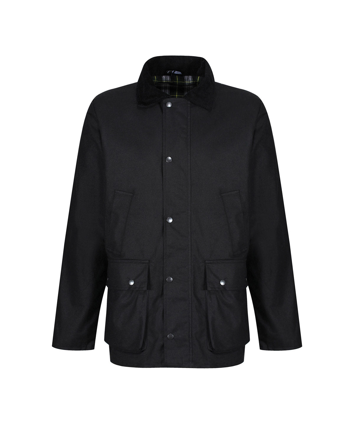 Black - Banbury wax jacket - GarmentEmbroidery