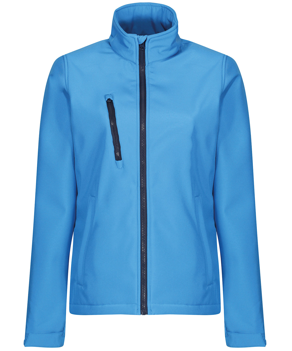 French Blue/Navy - Women's Ablaze 3-layer softshell - GarmentEmbroidery