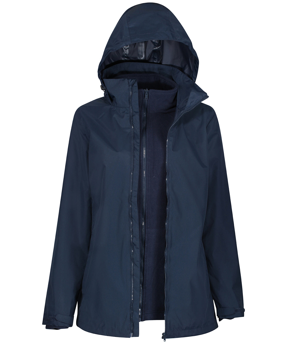 Navy - Women's classic 3-in-1 jacket - GarmentEmbroidery