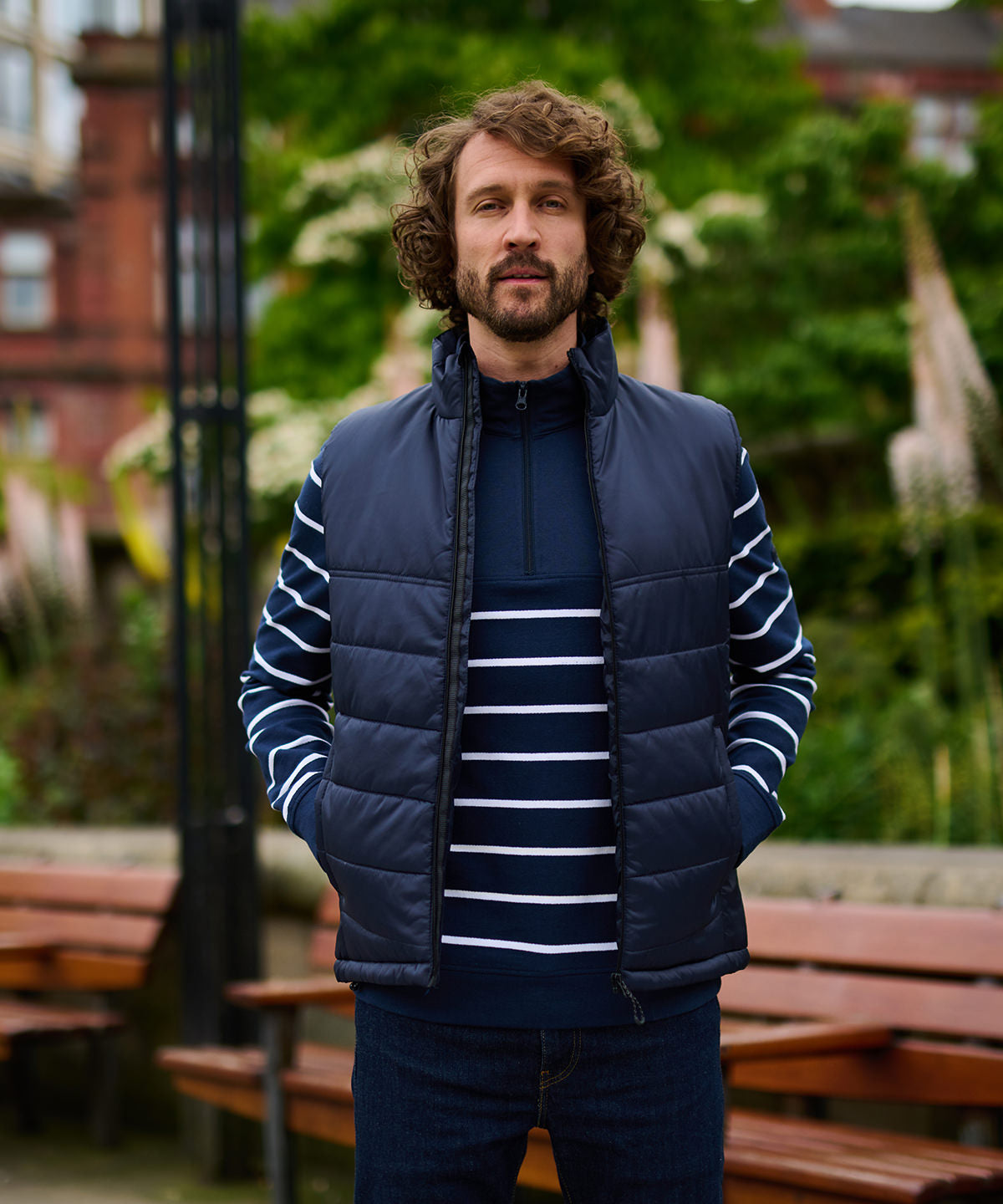 Classic Red - Stage II insulated bodywarmer - GarmentEmbroidery