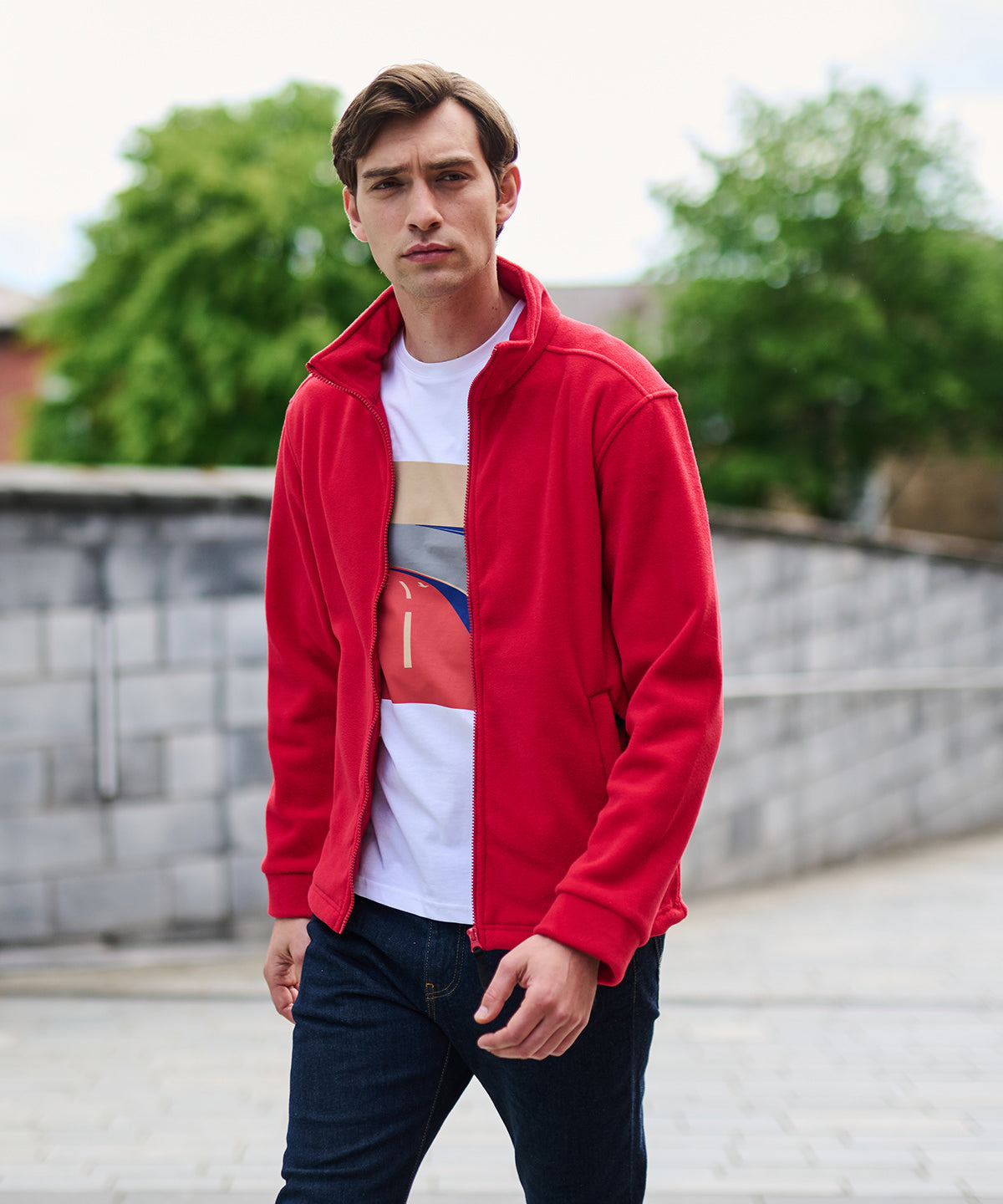 Classic Red - Thor 300 fleece - GarmentEmbroidery