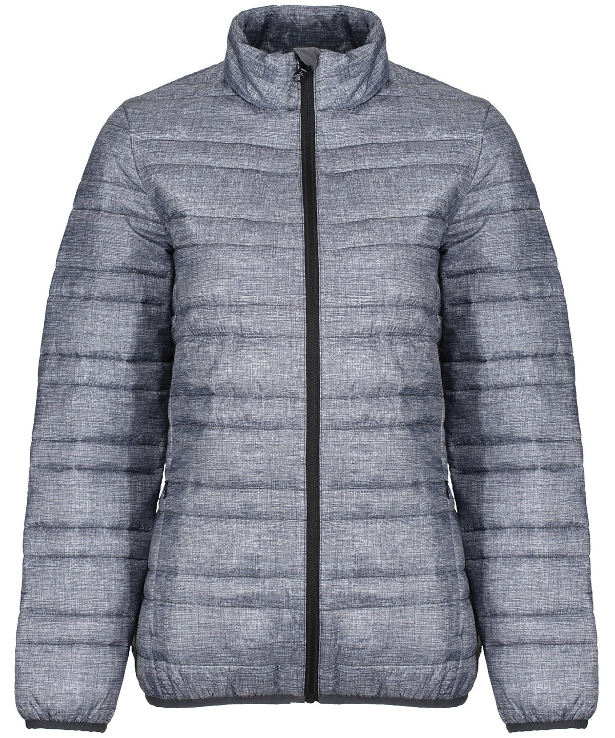 Grey Marl - Women's Firedown down-touch jacket - GarmentEmbroidery