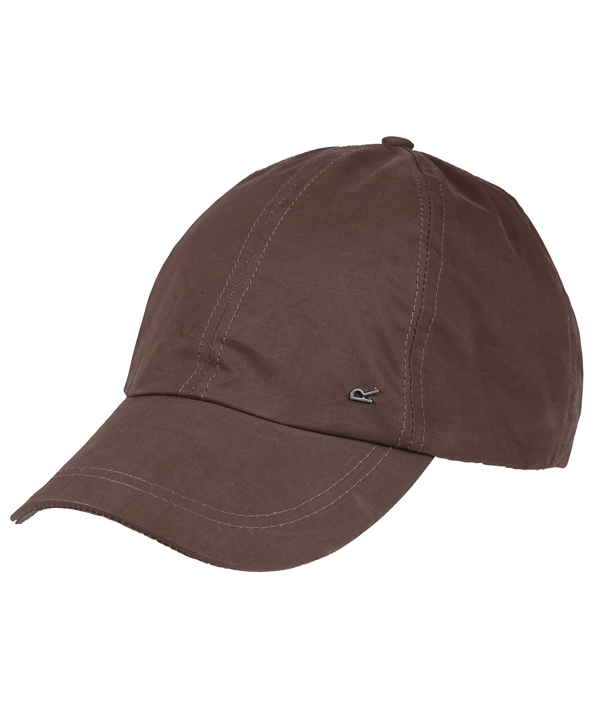 Brown - Arif wax-effect cap - GarmentEmbroidery