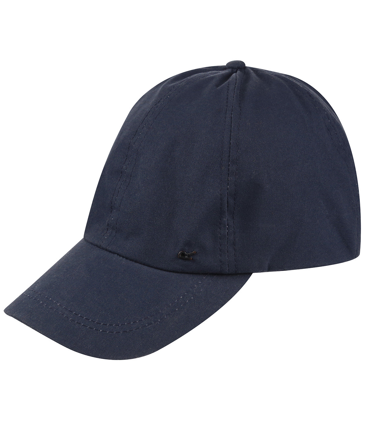 Navy - Arif wax-effect cap - GarmentEmbroidery