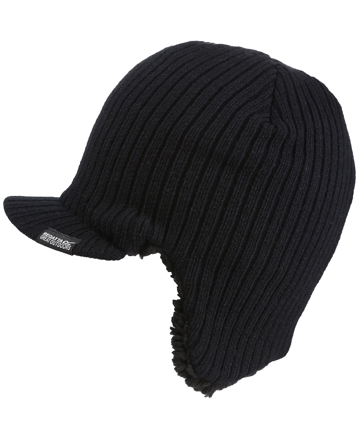 Black - Anvil peaked cap - GarmentEmbroidery