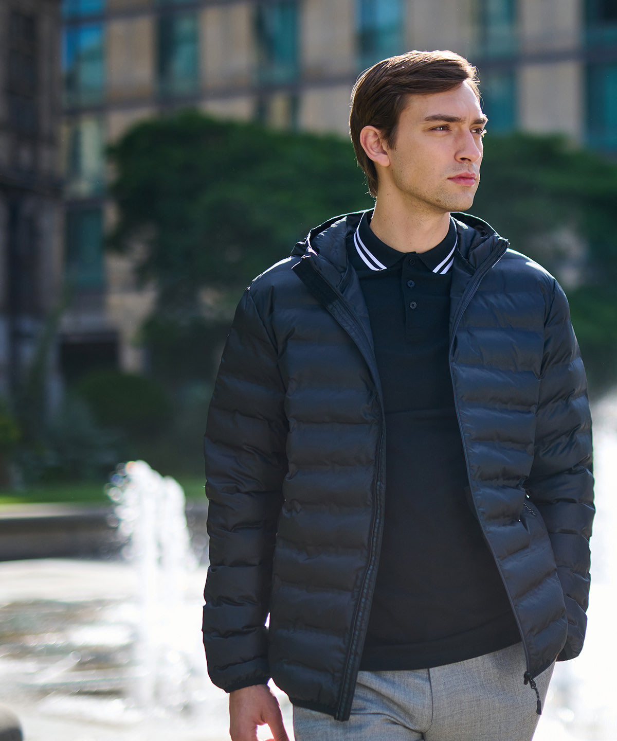 Black - X-Pro Icefall II thermal seamless jacket - GarmentEmbroidery