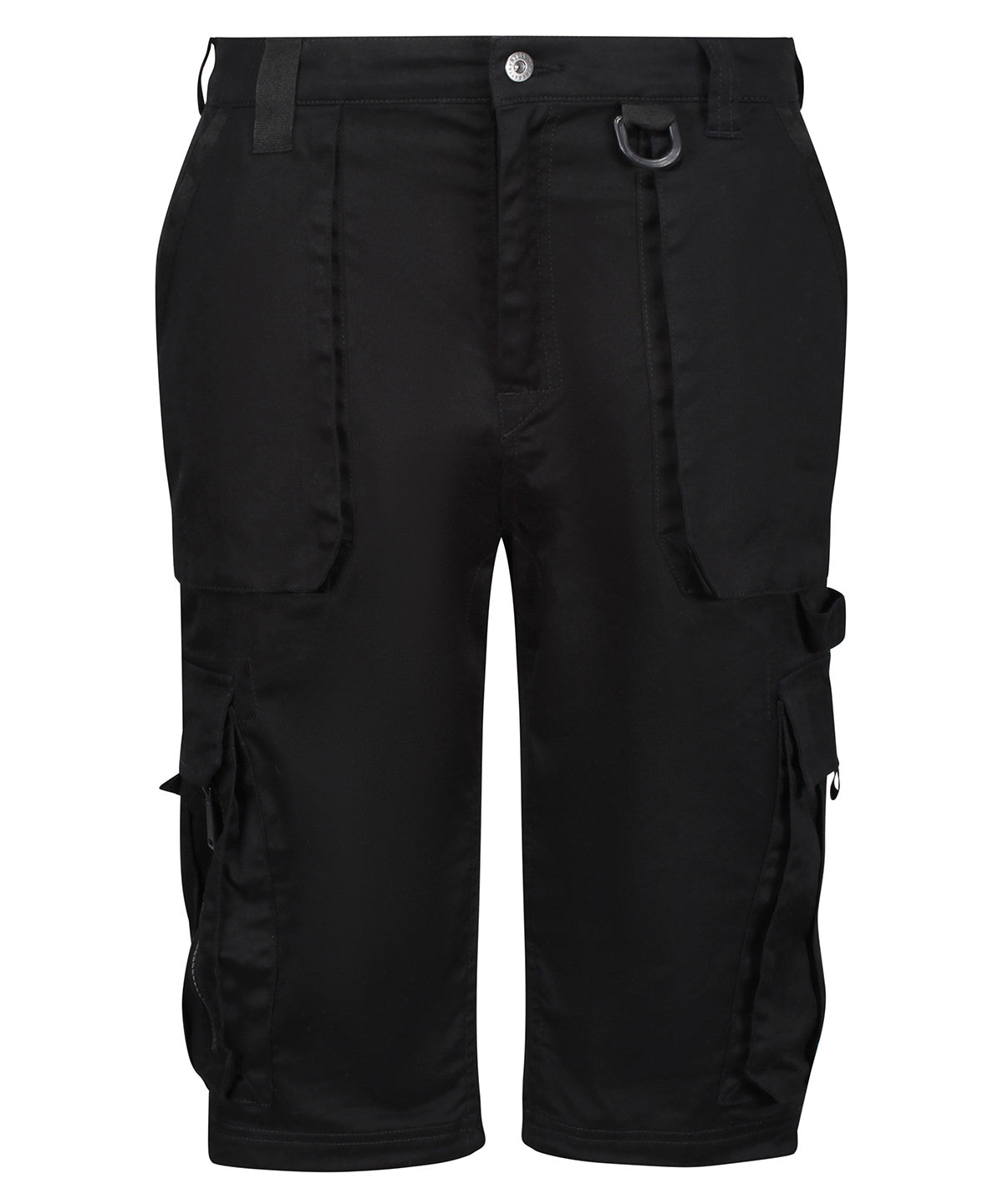 Black - Pro utility shorts - GarmentEmbroidery