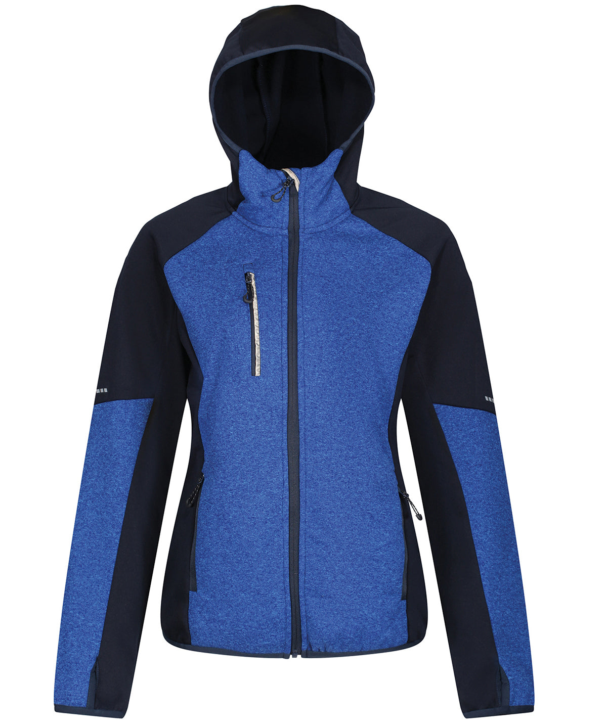 Oxford Marl/Navy - Women's X-Pro Coldspring II hybrid jacket - GarmentEmbroidery