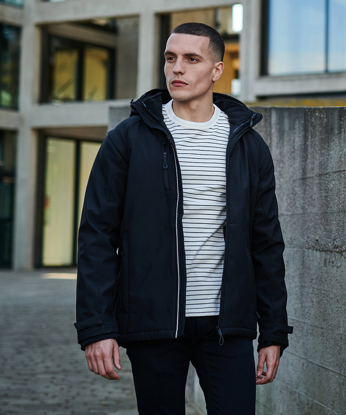 Seal Grey (Seal Grey) - Erasmus 4-in-1 softshell jacket - GarmentEmbroidery