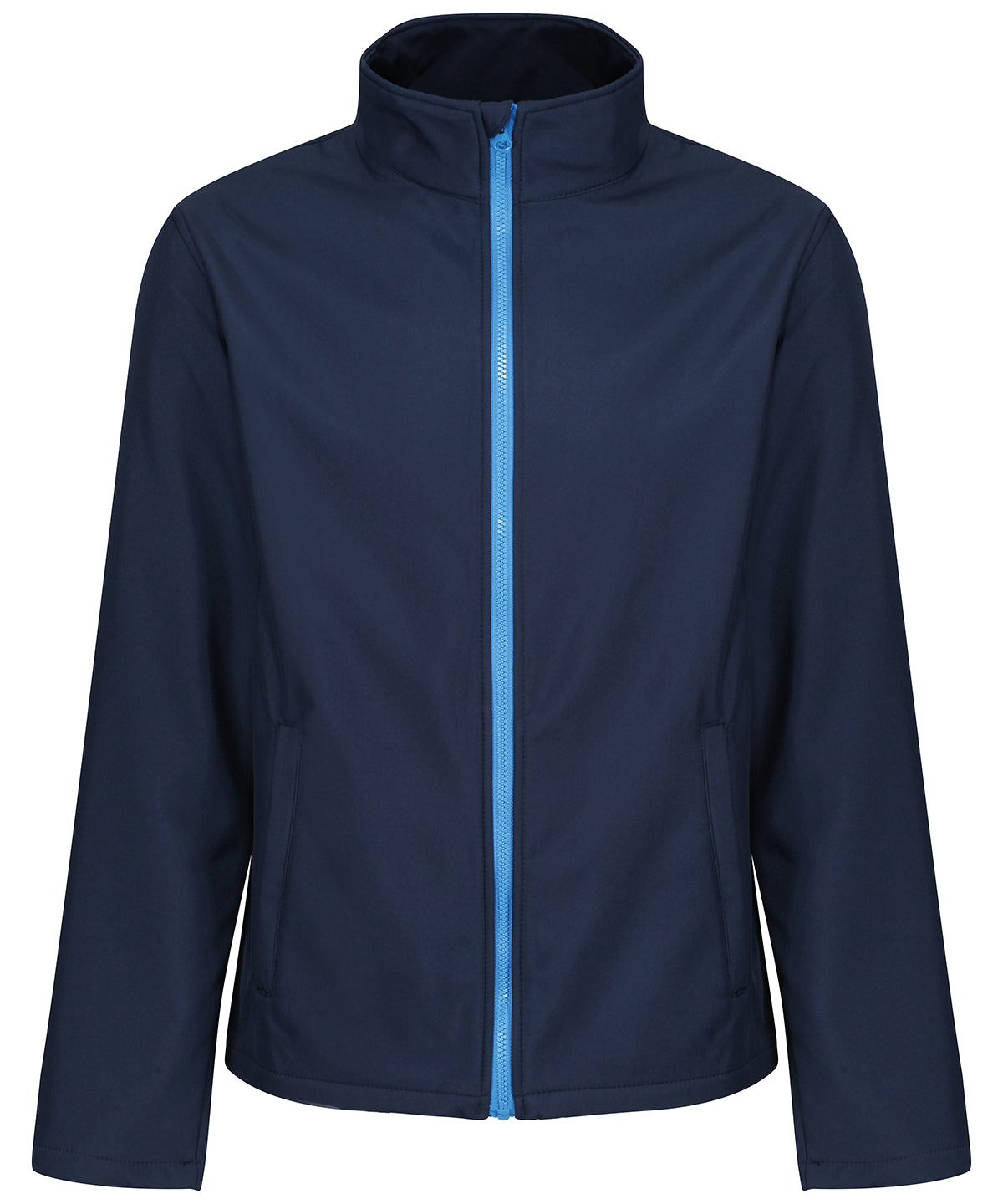Navy (French Blue) - Eco Ablaze Softshell Jacket - GarmentEmbroidery