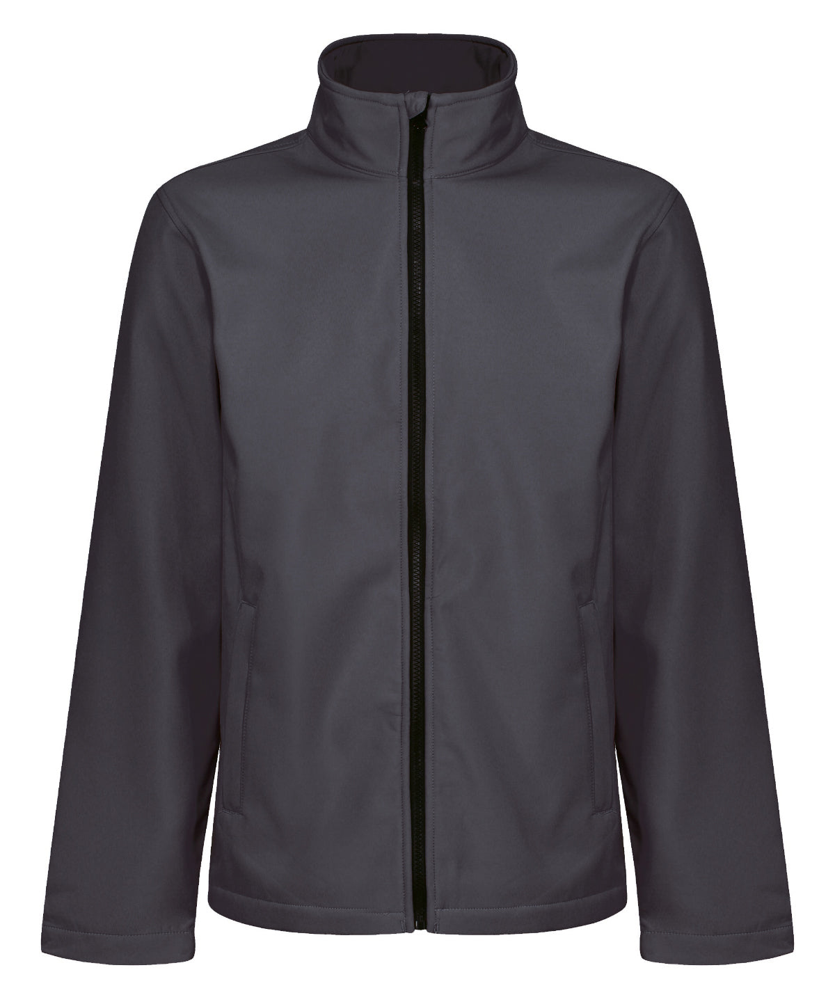 Seal Grey (Black) - Eco Ablaze Softshell Jacket - GarmentEmbroidery