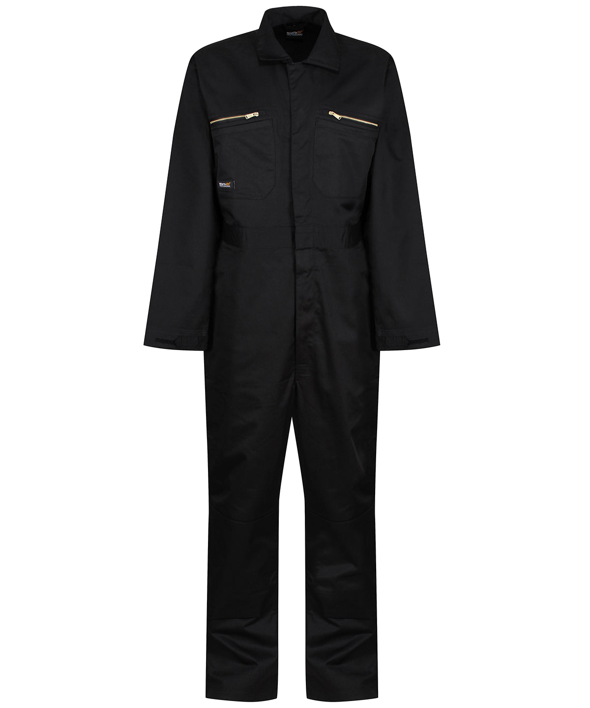 Black - Pro zip fasten coverall - GarmentEmbroidery