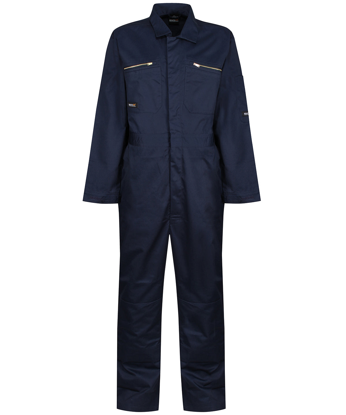 Navy - Pro zip fasten coverall - GarmentEmbroidery