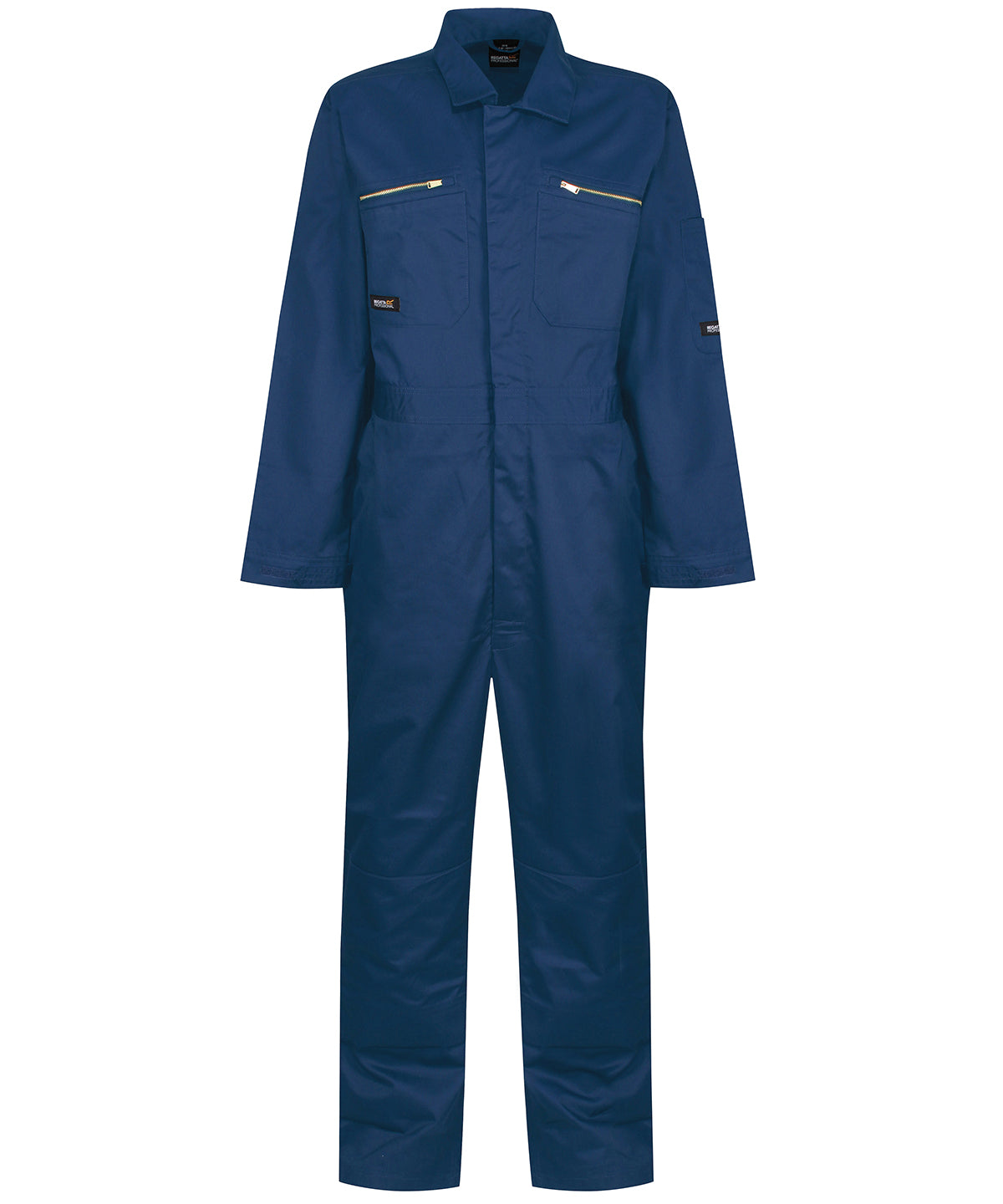 Royal Blue - Pro zip fasten coverall - GarmentEmbroidery